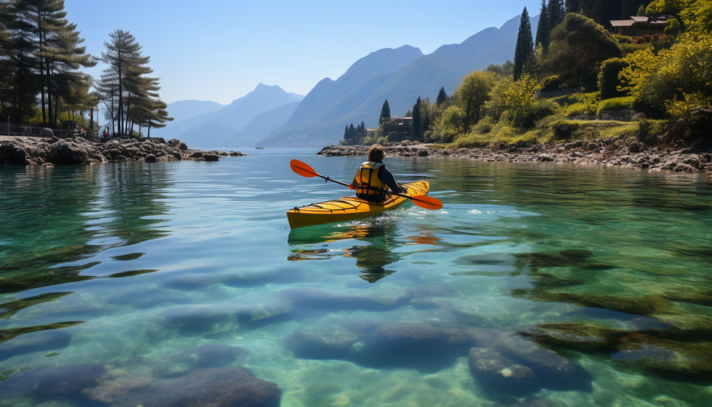 Escursioni in kayak nei laghi sconosciuti della Lombardia